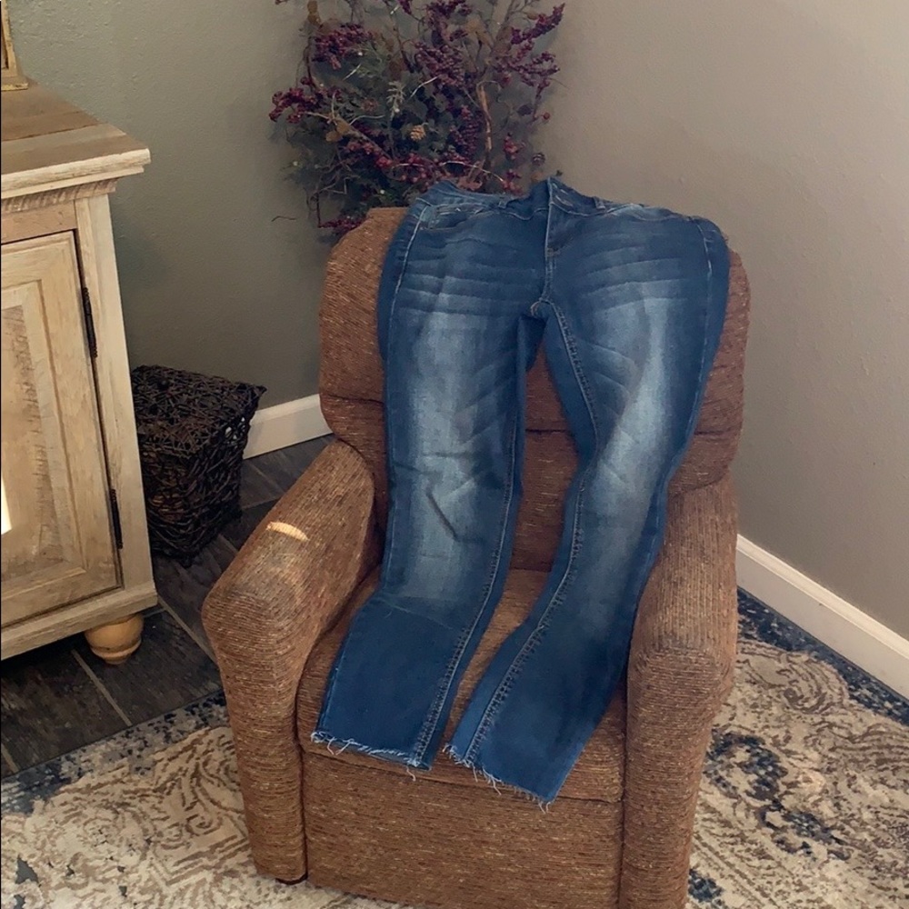 Wax Jean BUTT, I LOVE YOU Capri